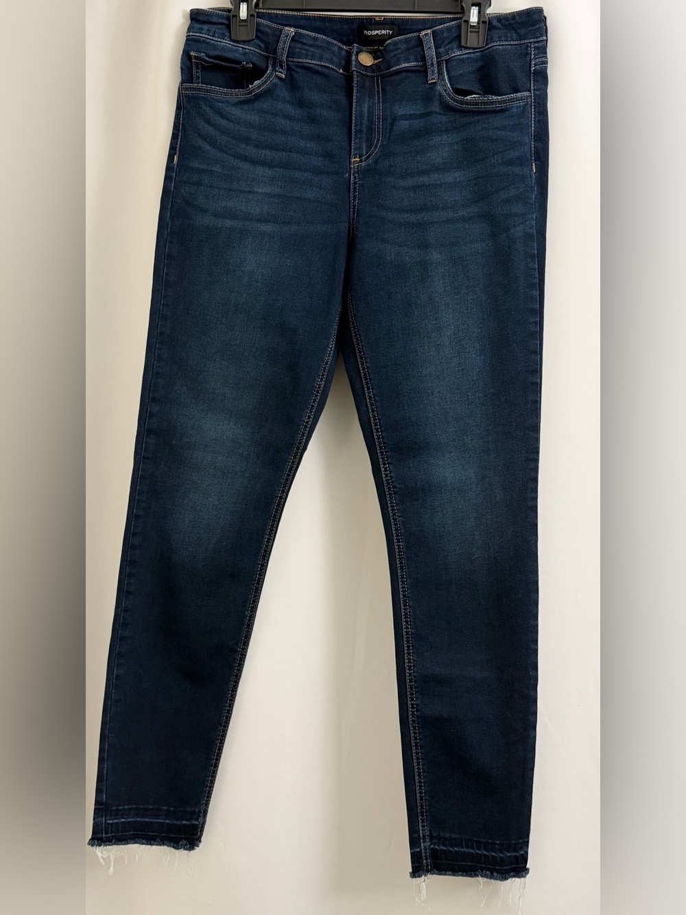 Dark Wash Skinny Jeans - Prosperity - Women's Indigo Blue